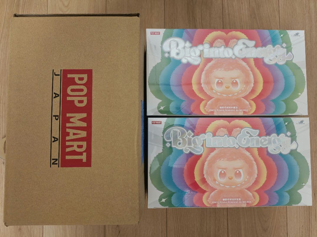 Labubu Big into Energy アソートボックス ラブブ　2セット 正規品 ラブブ POP MART Biginto Energy 4箱セット☆ Labubu Big into