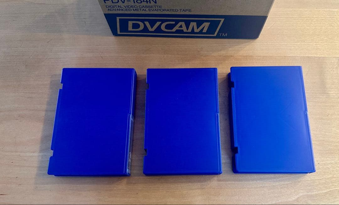 SONY DVCAM テープ PDV-184N 3本セット中古 使用僅少 - メルカリ