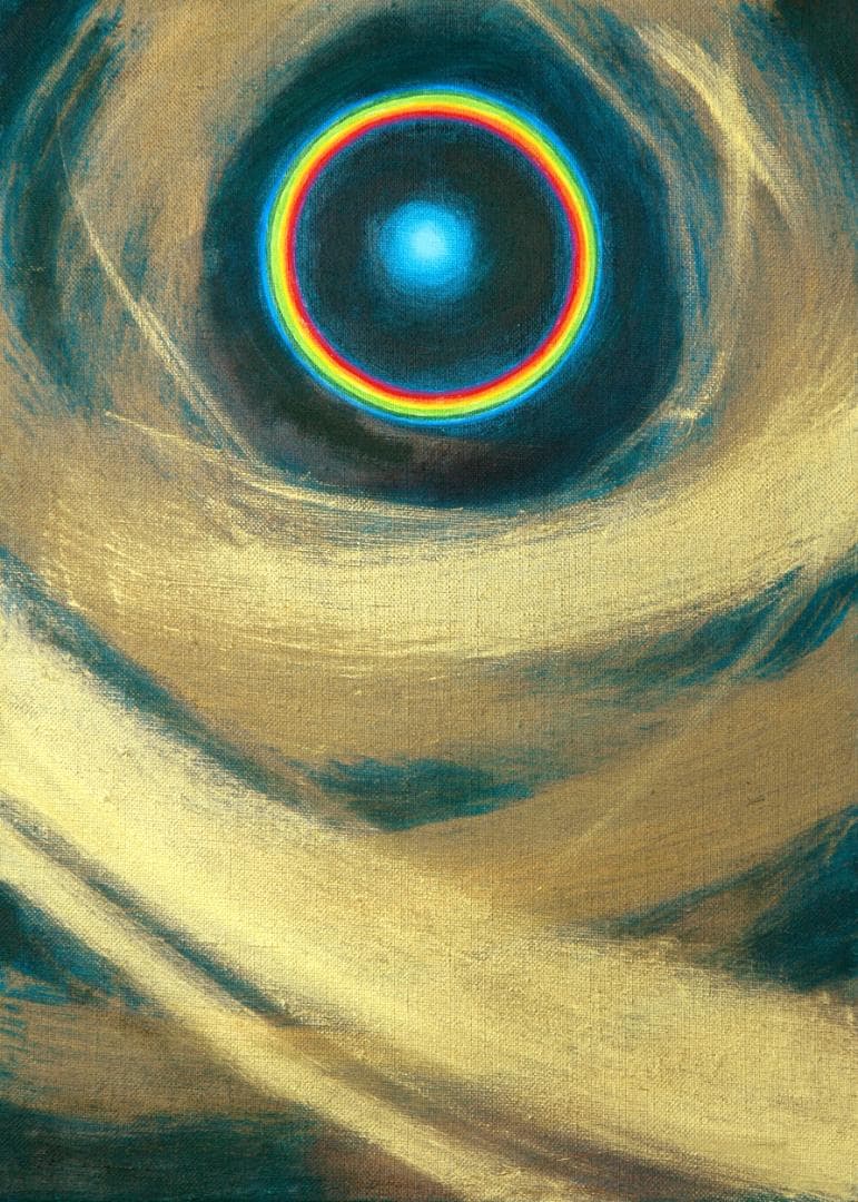 油絵 菅家令子 絵 絵画インテリア F4-G232023 風景 祈り 希望 奇跡