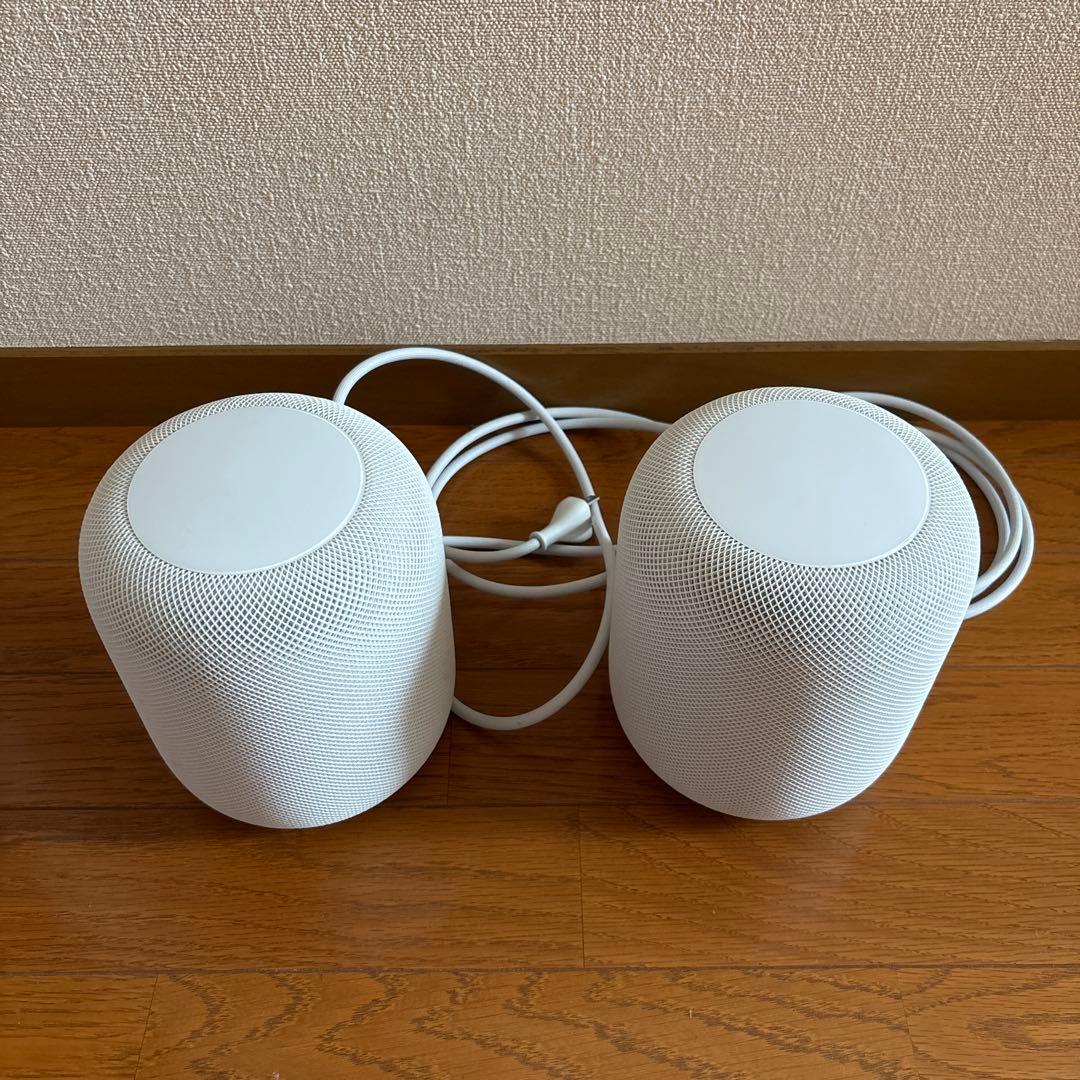Apple Pod ホワイト 第一世代 2台セット HomePod（第2世代）[整備済製品] - ホワイト - Apple（日本）