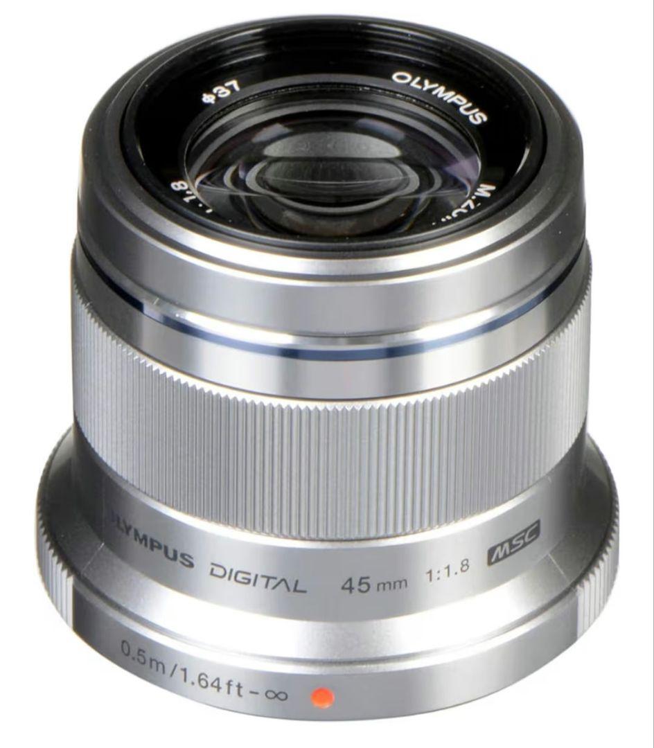 MS　OLYMPUS 単焦点 45mm F1.8　プロテクター付き Amazon.com : OM SYSTEM Olympus M.Zuiko Digital 45mm F1.8 Silver