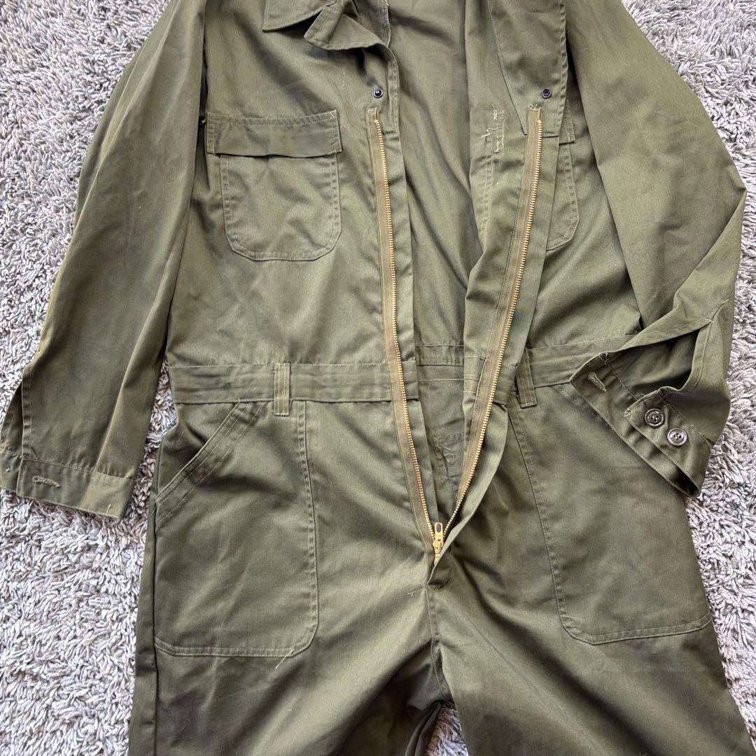 美品 アメリカ軍 空軍 エアフォース つなぎ ミリタリーツナギ 訳あり