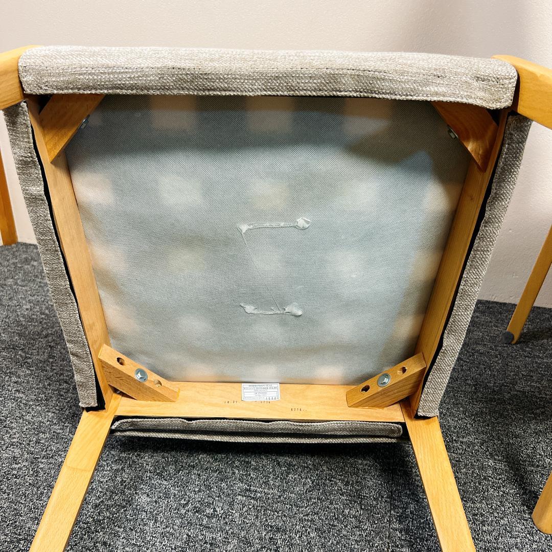 ニトリ Dコタツチェア ダイニングチェア ファブリック 2脚セット 北欧