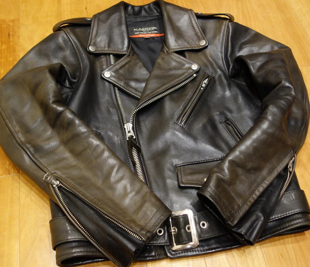 KADOYA HF カドヤ AW-1 VS M Wレザーライダースジャケット - メルカリ