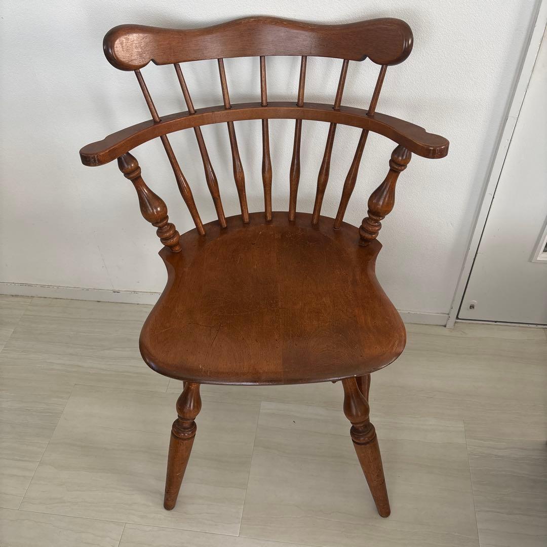 イーサンアレン　ウィンザーチェア　回転式　ヴィンテージ 回転式ウィンザーチェア Ethan Allen イーセン・アーレン ウッドチェア