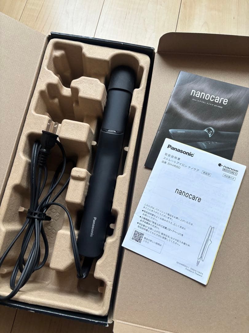 Panasonicナノケア ストレートヘアアイロン EH-HN50-A ナノケア パナソニック Panasonic ストレートアイロン 高浸透ナノイー