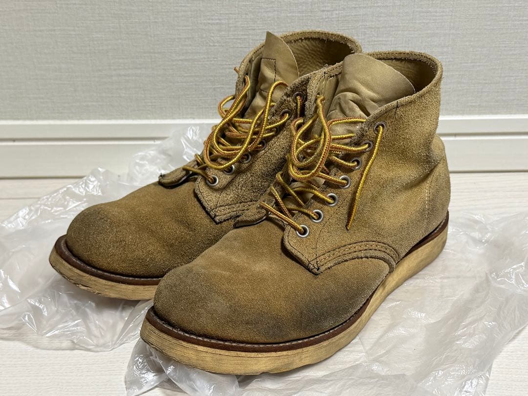 z*9様 レッドウィング 8167 スエード プレーントゥ 8E 四角犬タグ レッドウィング 8167 スエード プレーントゥ 8E 四角犬タグ - メルカリ