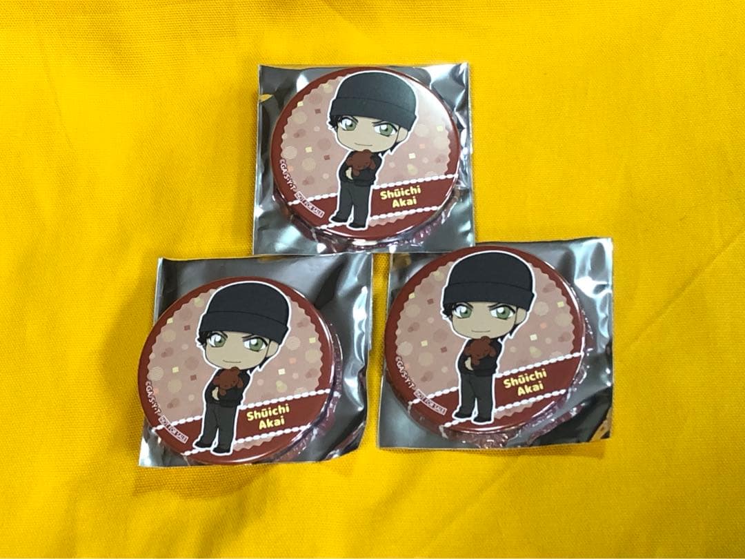 コナン　ナムコ　缶バッジ　赤井秀一　3点 PochiMart】名探偵コナン 場面写 トレーディング ホログラム缶バッジ