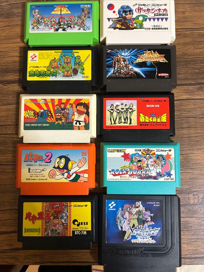 ん*だ様 レア ファミコン ソフト 10本セット まとめ売り - メルカリ