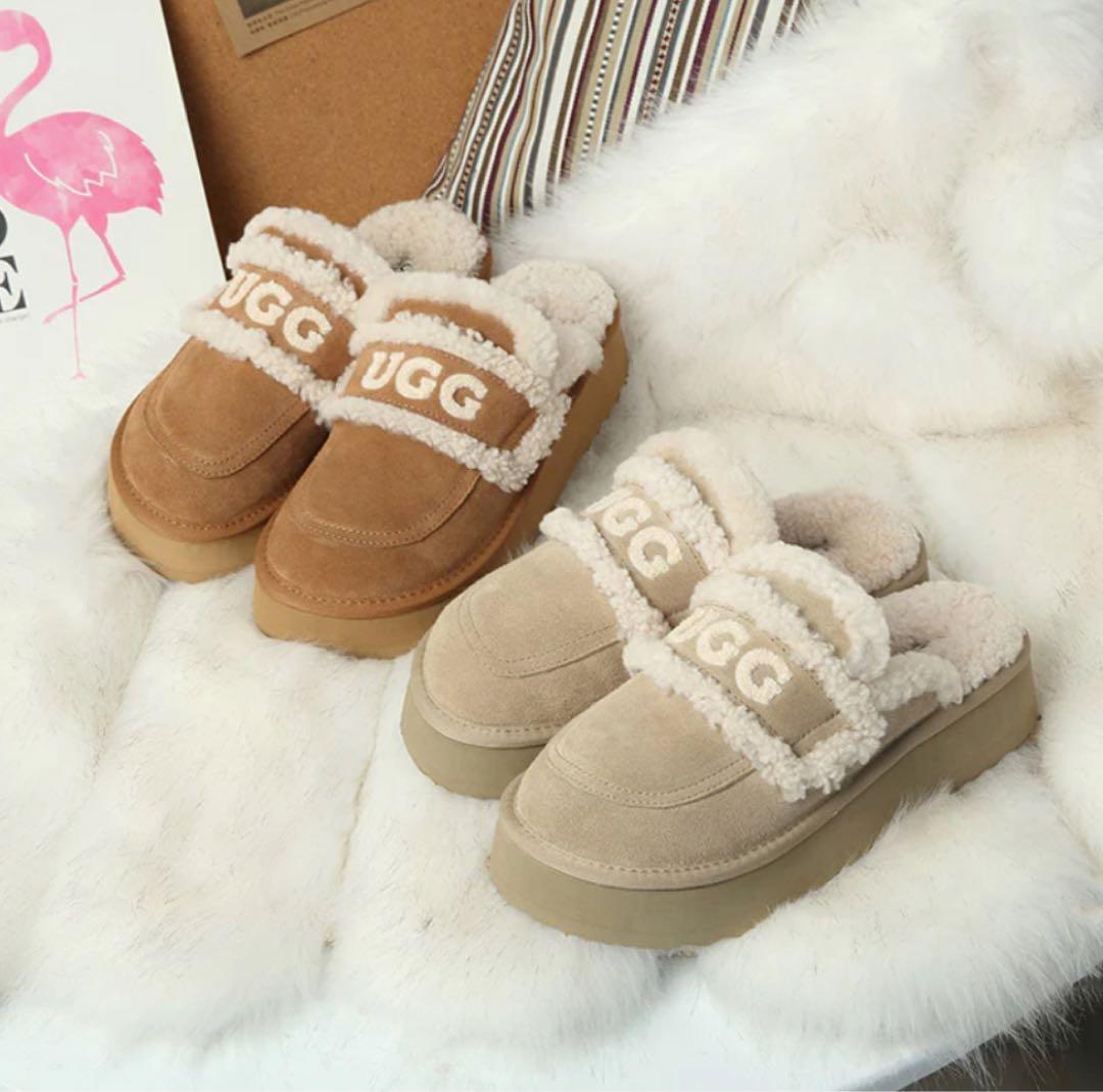 UGG 厚底 ムートン シープスキン チェスナット XL 26〜27cm - メルカリ