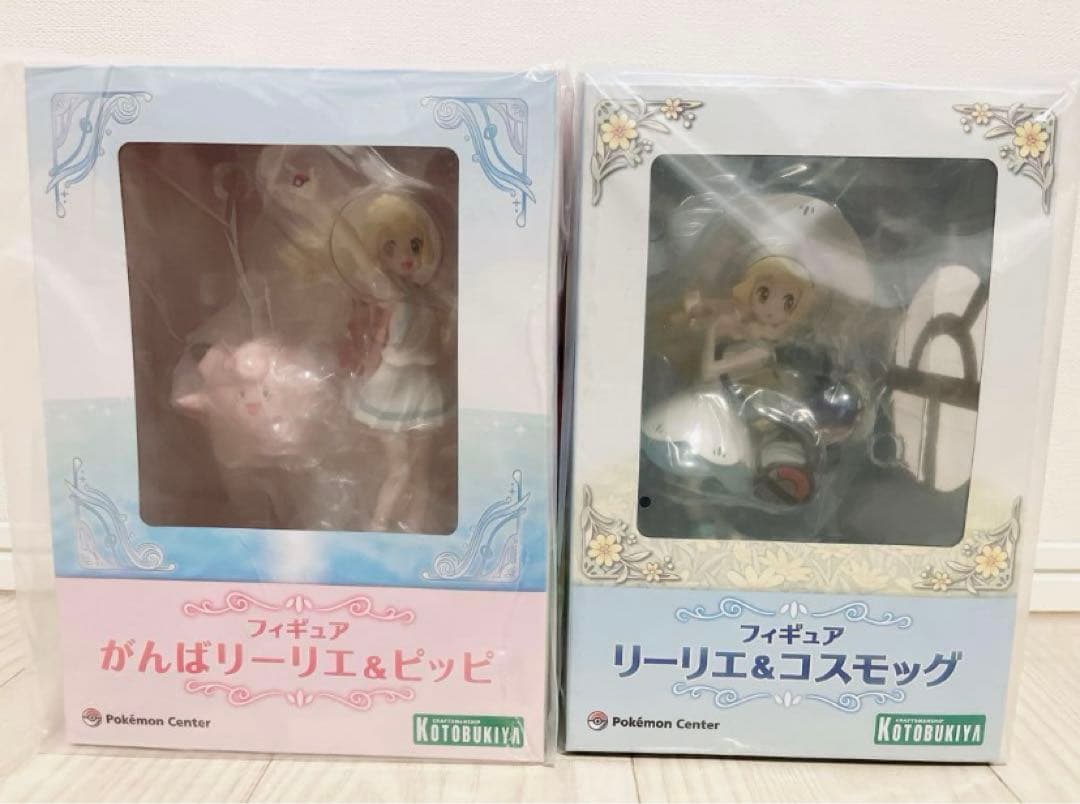 リーリエ＆コスモッグ、リーリエ＆ピッピ フィギュア セット