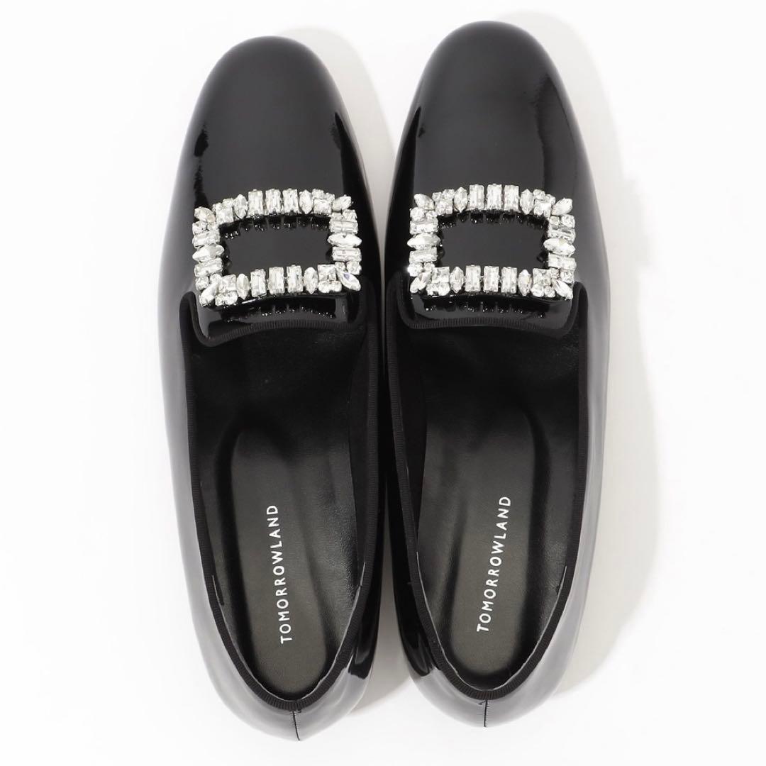 ピッピシックビジューオペラローファー トゥモローランド パンプス