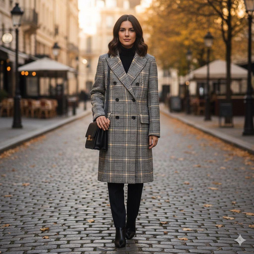 LAUREN RALPH LAUREN グランチェック ダブルコート サイズ2 - メルカリ