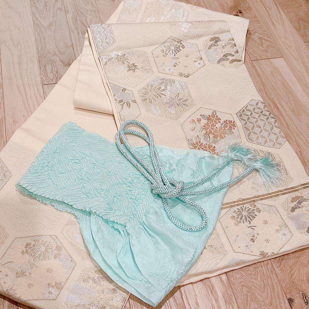 美品 訪問着 フルセット 本加賀友禅 裄66 葡萄 卒業式 入学式 M グレー