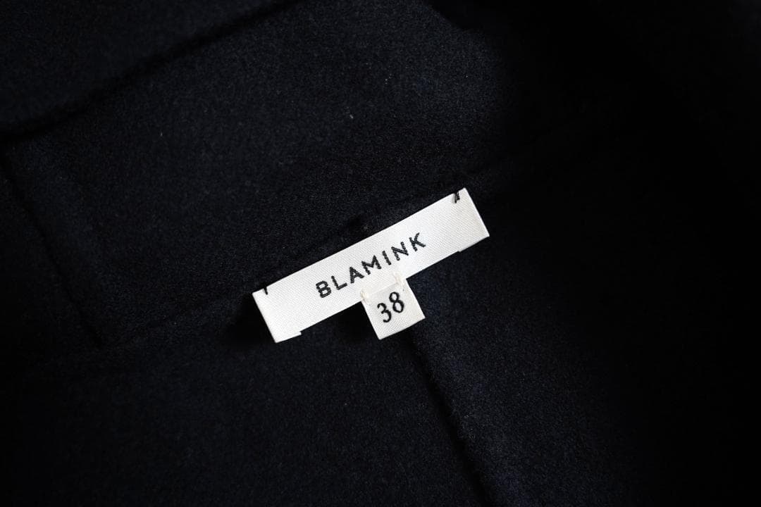 349y*定17万 美品 ブラミンク ダブルフェイス フーデッド コート