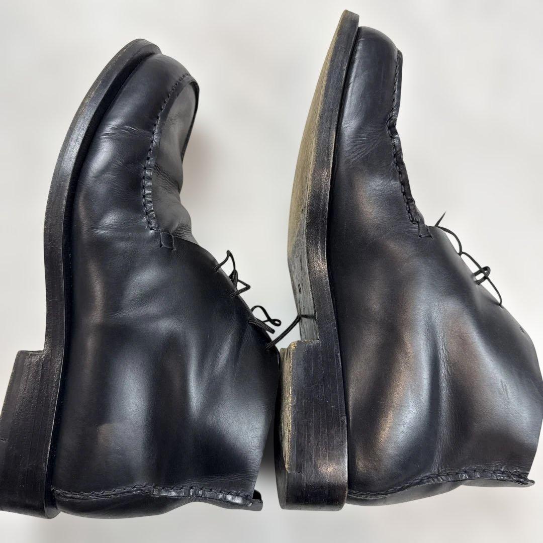 グッチGUCCI レザーブーツ ブラック イタリア製 サイズ44 - メルカリ