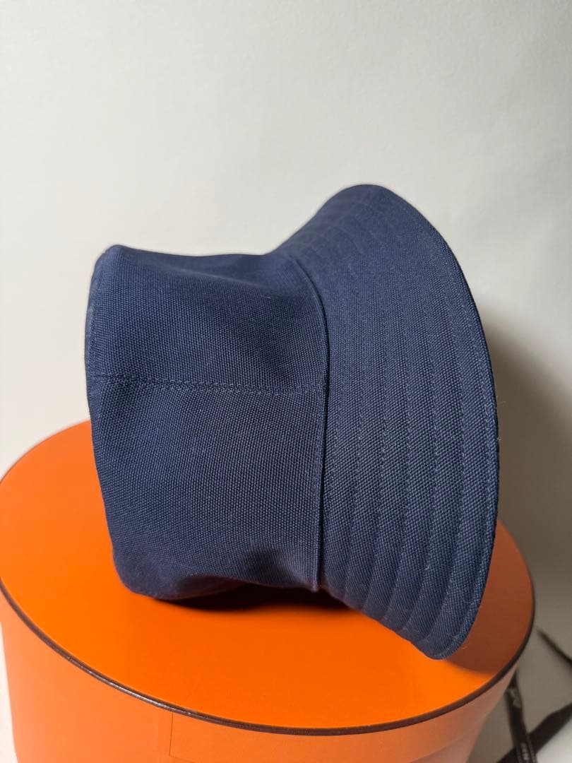 美品！ エルメス バケットハット デニム生地 セリエ 58サイズ - メルカリ