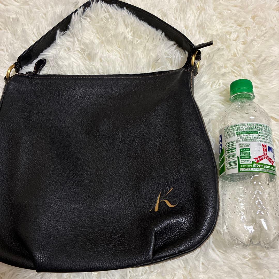 yukasan様専用です。キタムラ ワンショルダーバッグ シボ革 レザー 黒