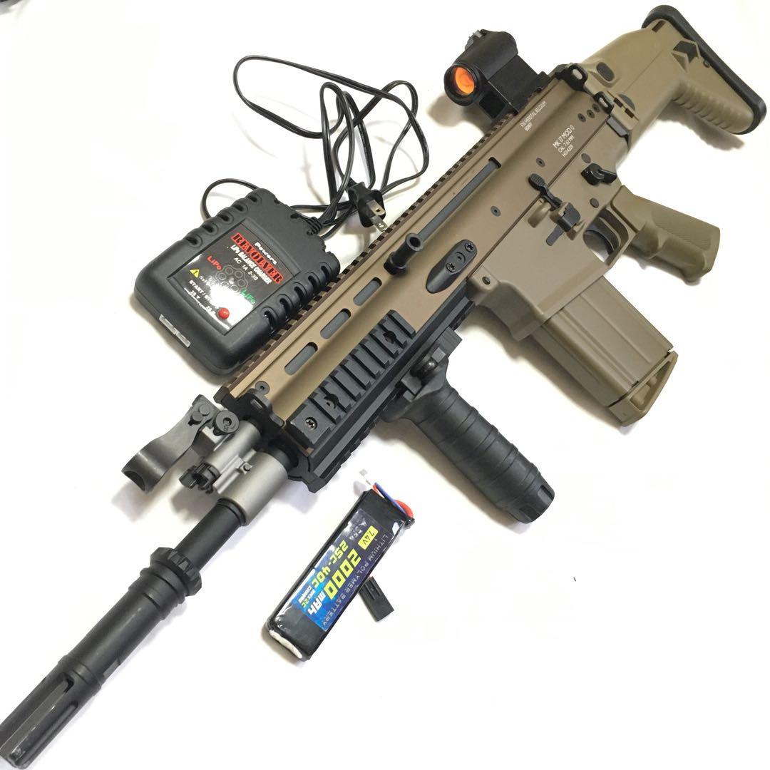 動作快調!!】 東京マルイ 次世代電動ガン SCAR-H サバゲーセット