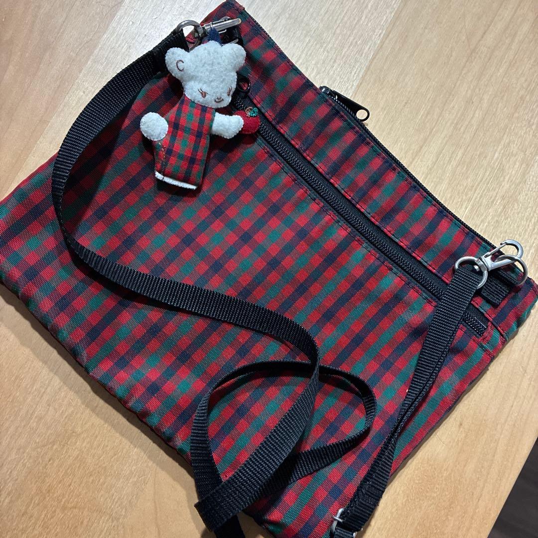 ファミリア サコッシュ ショルダーバッグ(XFレッド) - メルカリ