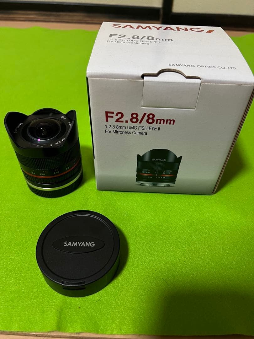 SAMYANG F2.8/8mm 魚眼レンズ E mount Amazon.com : Samyang MF 8mm F2.8 Fisheye II Manual Focus Lens for
