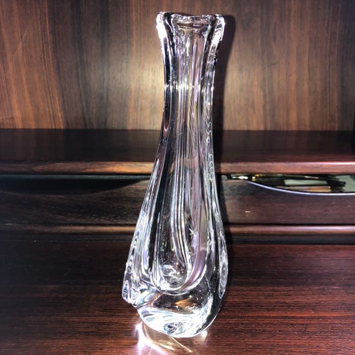 サンルイ sant louis クリスタル フラワーベース 花瓶 - メルカリ