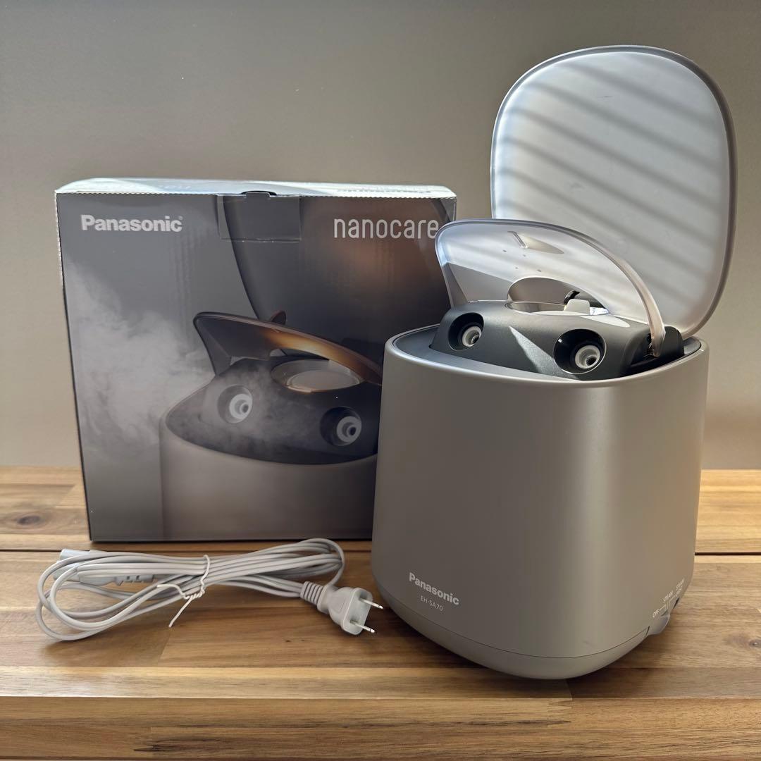 【美品】Panasonic スチーマー ナノケア EH-SA70-H 楽天市場】Panasonic 【5年保証付】 パナソニック スチーマー ナノケア