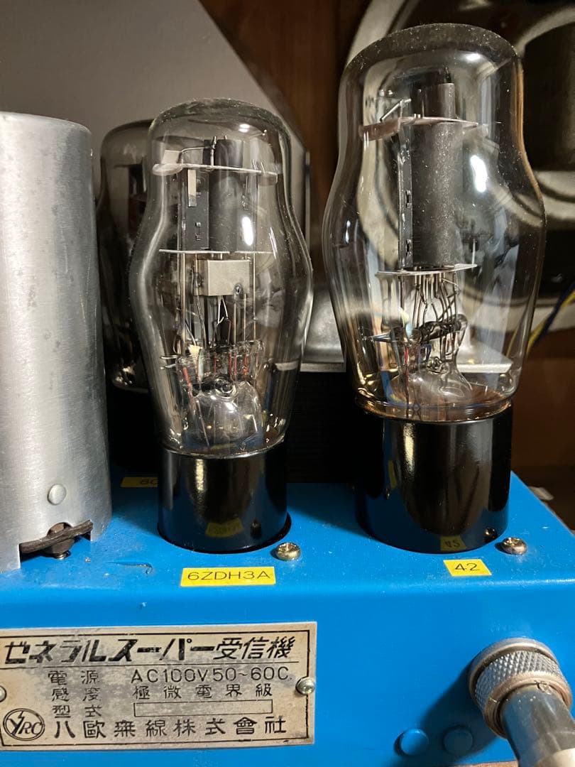 稼働品】 GENERAL 真空管ラジオ オーバーホール済 アンティーク レトロ