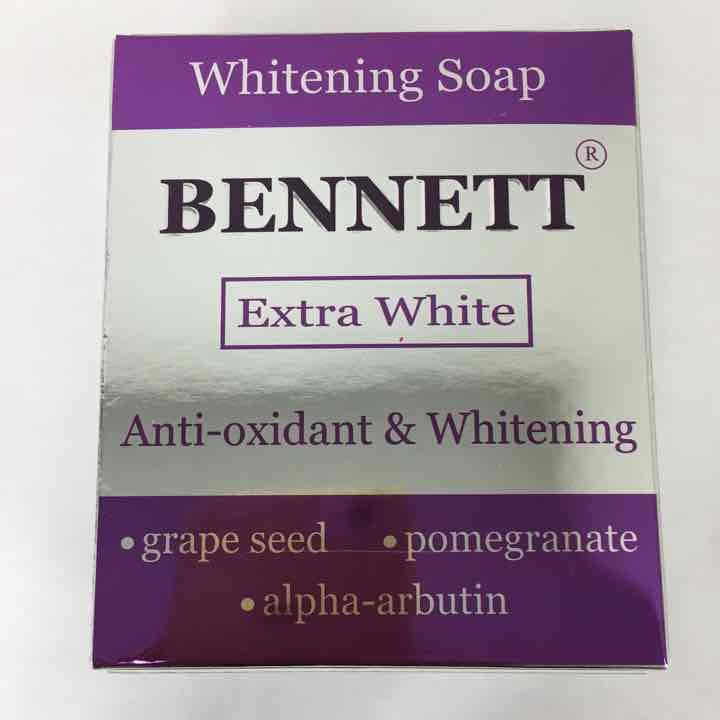 BENNETT EXTRAWHITE SOAP 130g×5個SET Bennett Soap Extra White Antioxidant & Whitening Skin with Alpha
