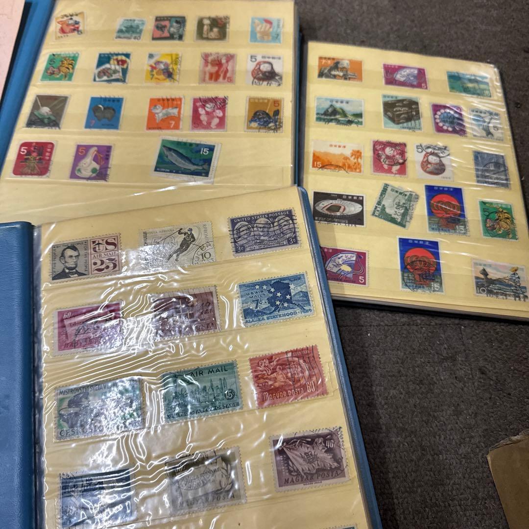 日本の切手コレクション 3冊 - メルカリ