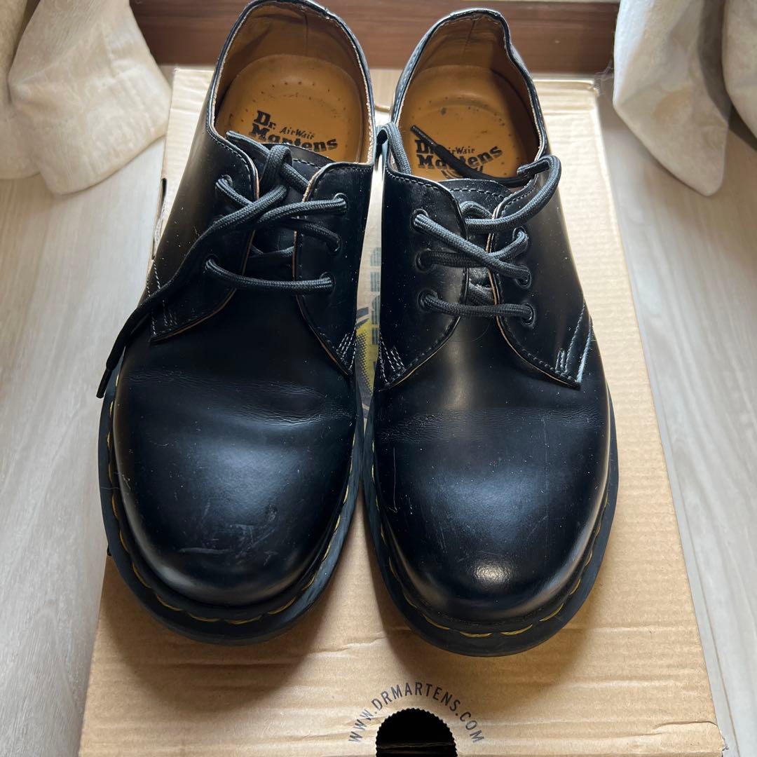 Dr. Martens ブラック レースアップシューズ - メルカリ