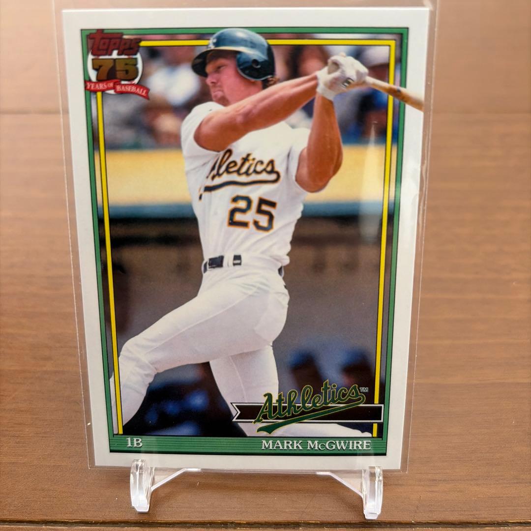 2026 topps series1 マーク・マグワイア75周年記念カード - メルカリ