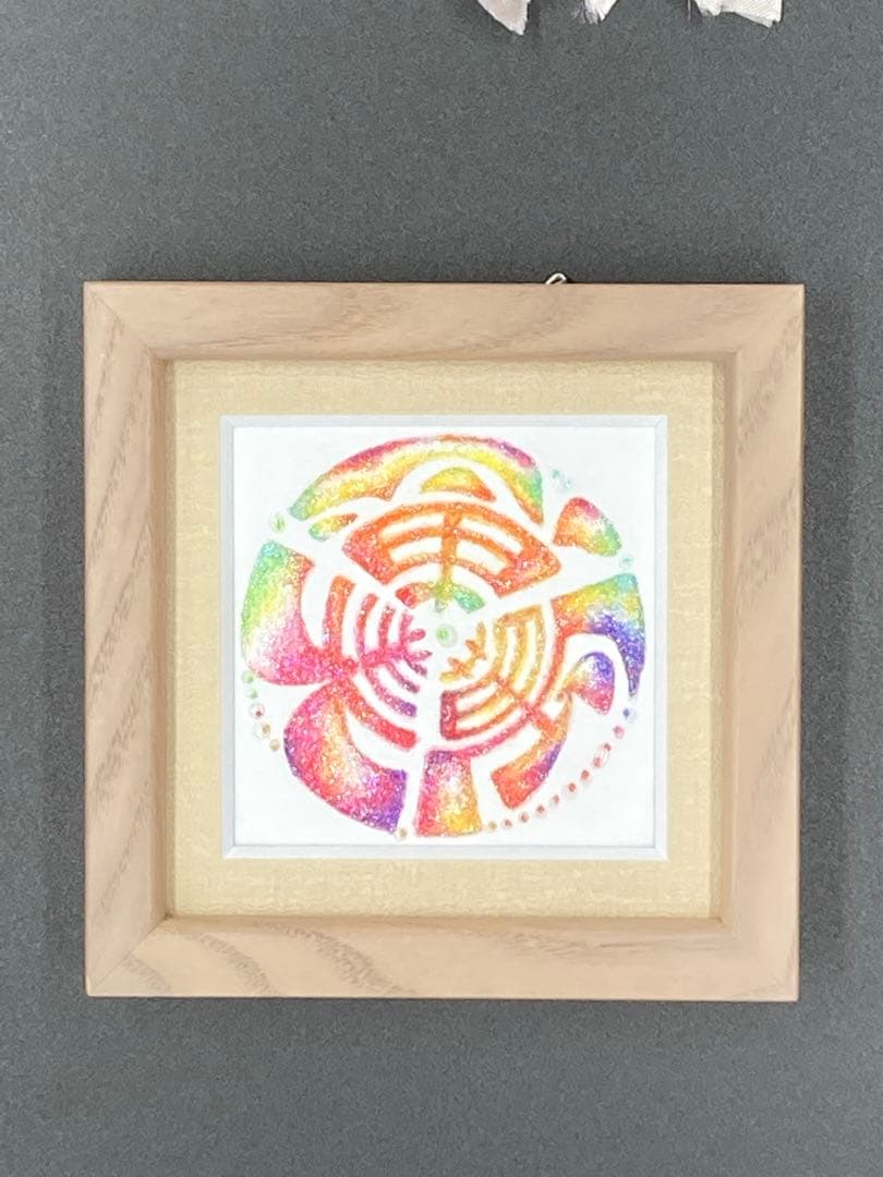 オリジナル 手描きイラスト 色紙 水着メイドさん