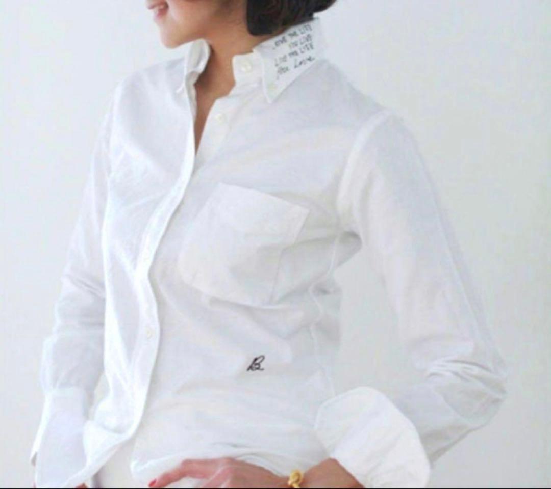 MADISON BLUE （マディソンブルー）メッセージシャツ　00 中古・古着通販】MADISON BLUE (マディソンブルー) メッセージシャツ