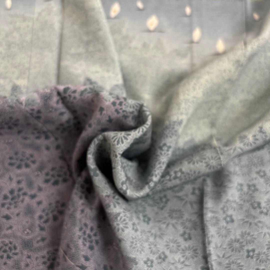 作家物 江戸小紋 鮫小紋 紋無し 船 唐草 付下げ 正絹 AK-4959 - メルカリ