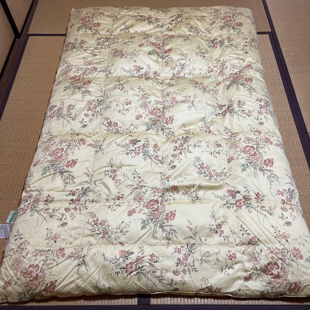 美品 羽毛布団 西川リビング ゴア 西川プレミアム ゴア(R)羽毛合掛けふとん[グース][「おひさまの羽毛