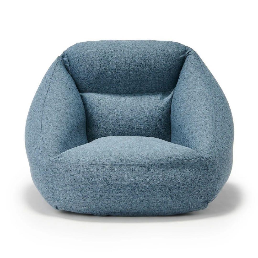 無印良品】空気でできたソファ ネイビー - メルカリ