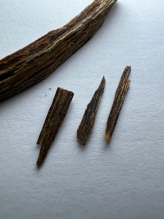 古渡命銘木  勅銘　伽羅　銘【悦】0.237g 香木/お香/沈香/伽羅