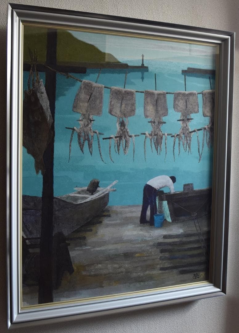 真作・日展元監事、参与☆松本 栄・日本画家 - メルカリ