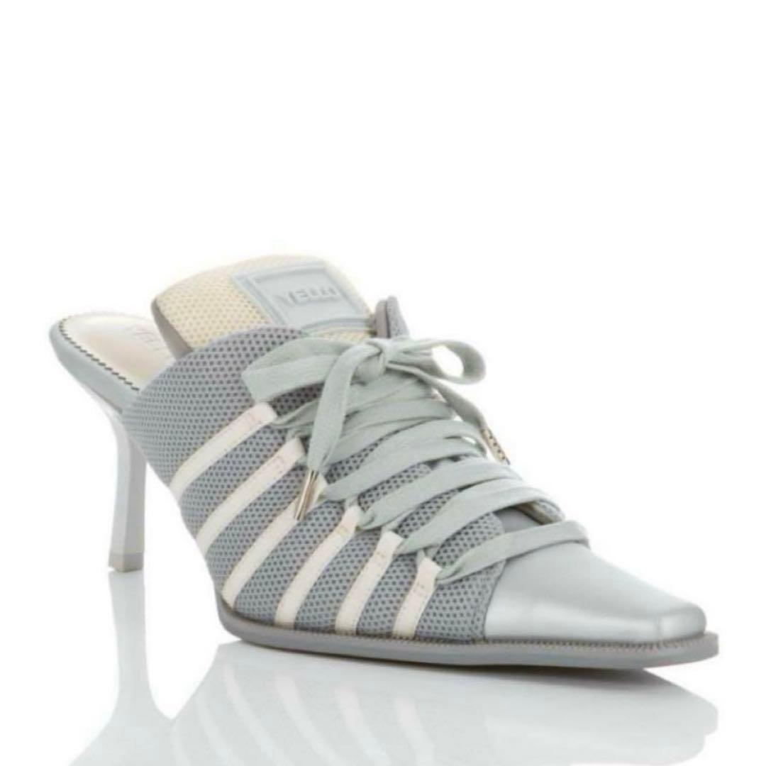 新品　YELLO O SNEAKER MULES スニーカーミュール　グレー 中古・古着通販】YELLO (イエロー) スニーカーミュール シルバー