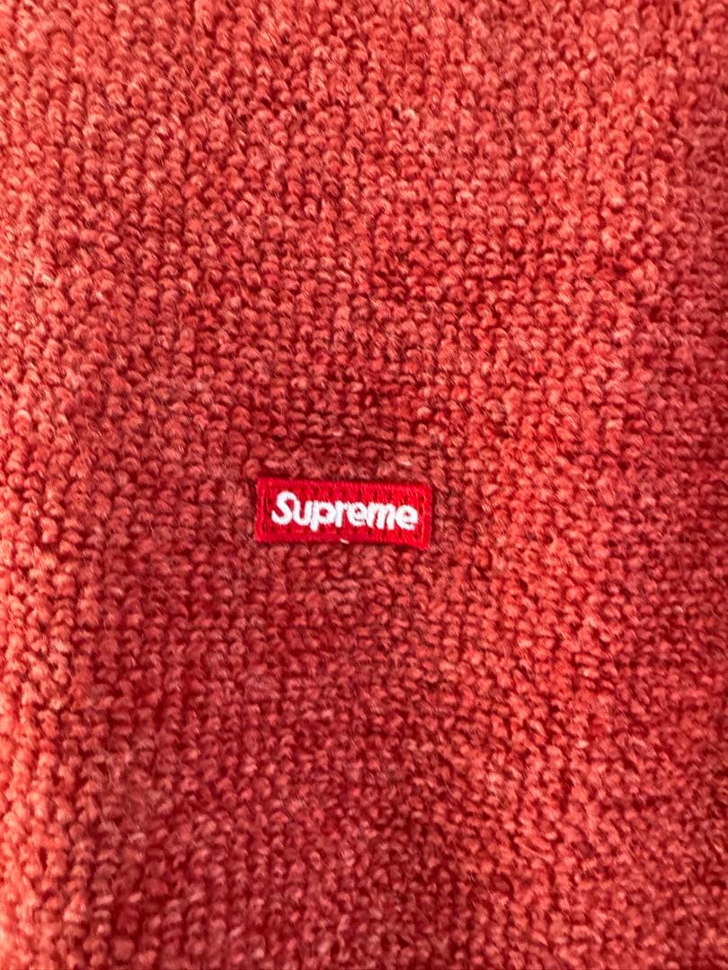 新品未使用】 Supreme 赤 フリース クルーネックセーター L SIZE
