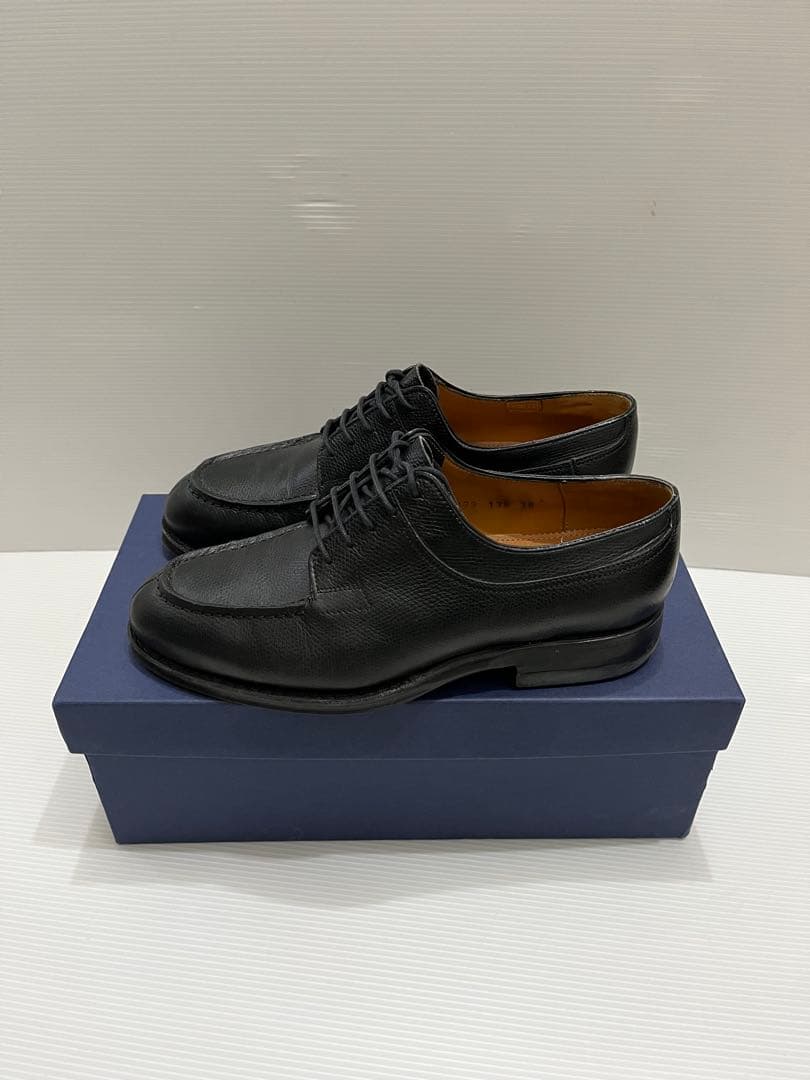 ジャランスリワヤ】シボ革 Uチップシューズ グリーンレーベル別注