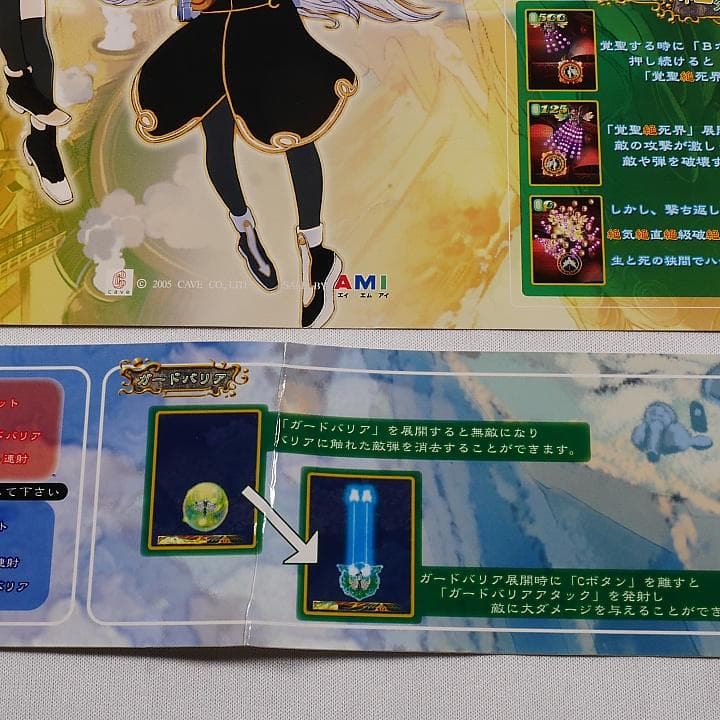 純正インスト+取扱説明書+帯1本 エスプガルーダ2 CAVE