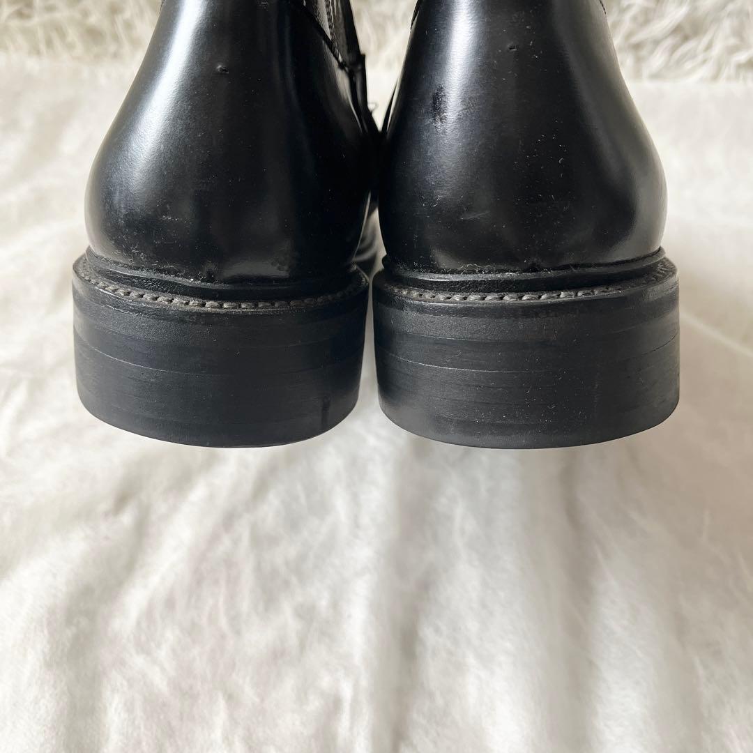 未使用級✨N.HOOLYWOOD ウエスタンブーツ サイドジップ ブラック