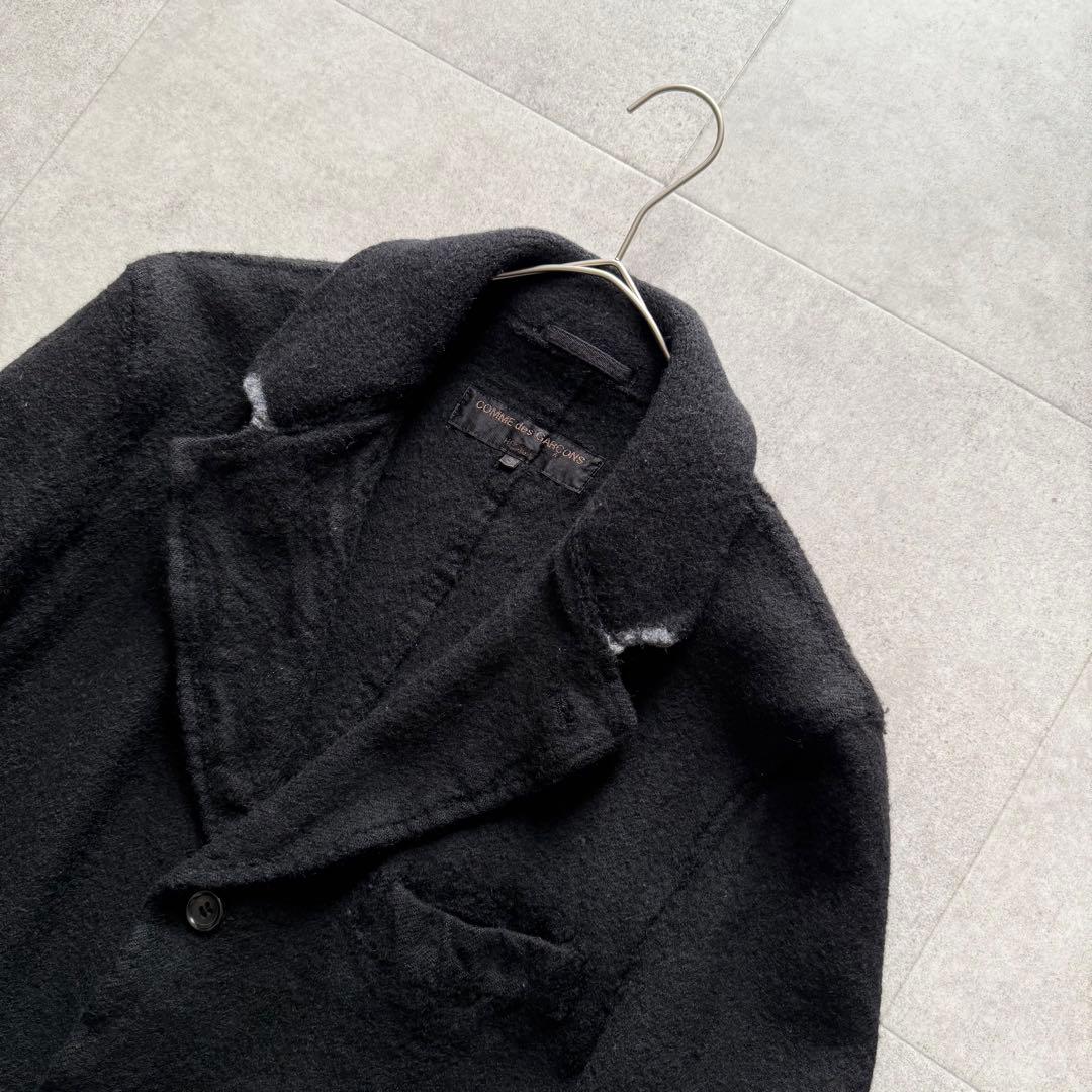 コムデギャルソンオム 田中オム ウール縮絨 ジャケット 黒 AD2002