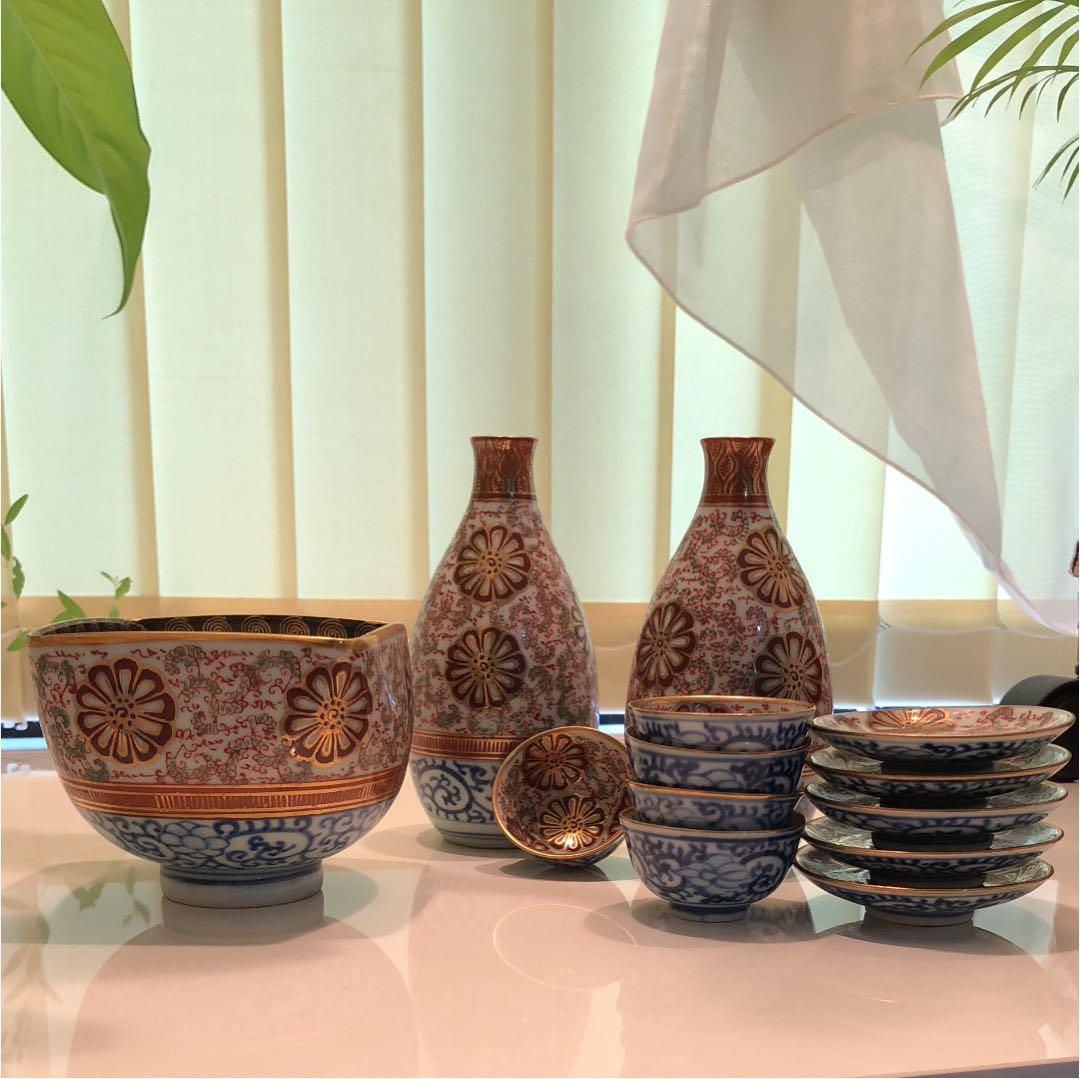 交渉に応じます100年くらい前の九谷焼＊お銚子セット 交渉に応じます100年くらい前の九谷焼＊お銚子セット - メルカリ