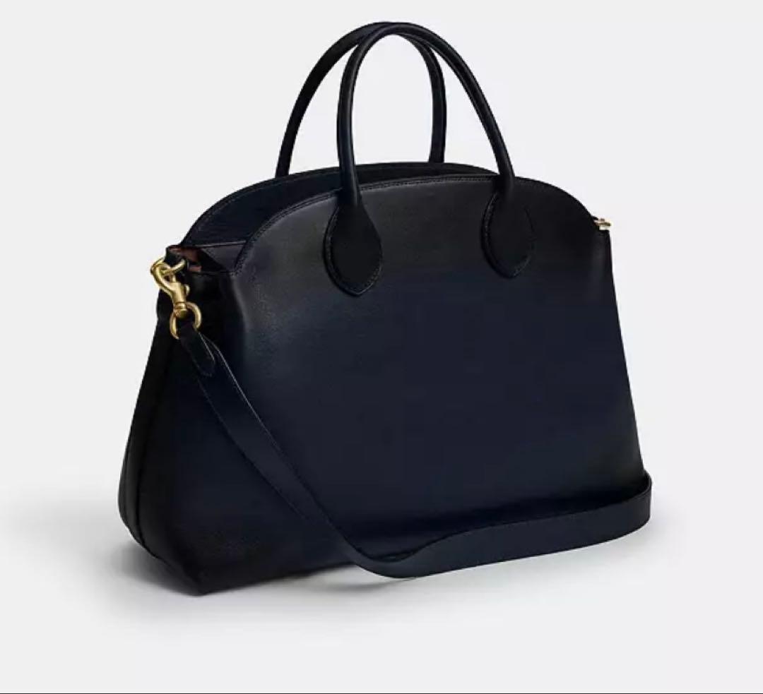 COACH コーチ ソフトエンパイア キャリーオールバッグ 40 ネイビー