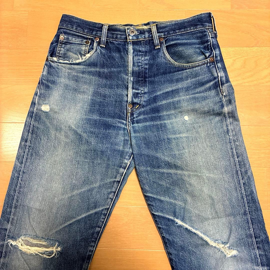Levi's 702XX シンチバック セルビッチ 赤耳 90s ビッグE 33 - メルカリ