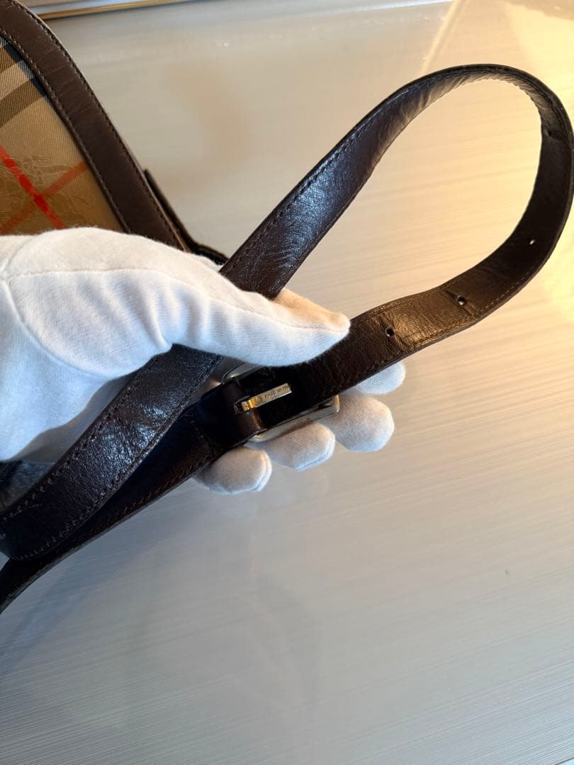 nochiko さま専用】オールドバーバリー ショルダーバッグ - メルカリ