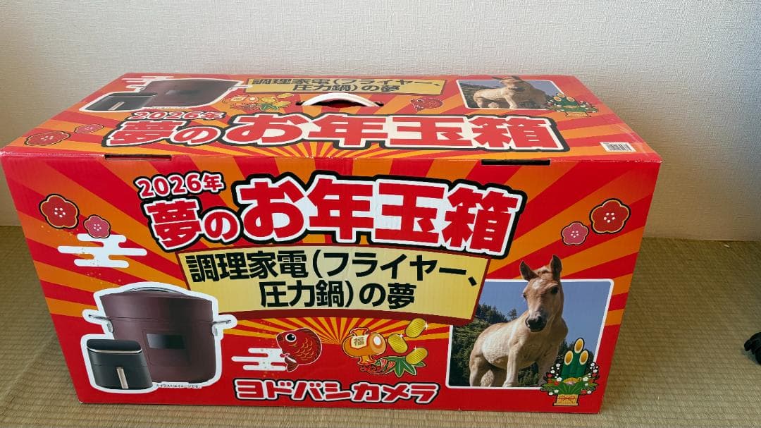 ヨドバシお年玉箱 2026年 電気圧力鍋 ノンフライヤー家電セット - メルカリ